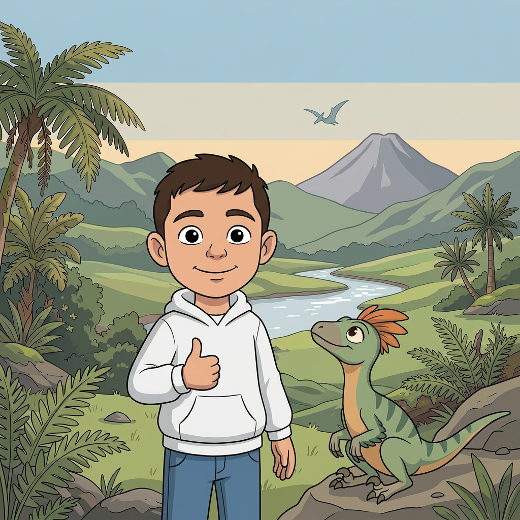 The child in the valley, acknowledging the signup